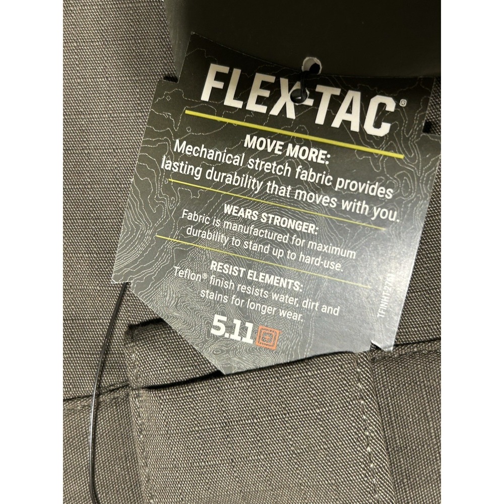 5.11 Tactical Stryke Pants Flex Unhemmed Mens 46 Green 74369L New - Picture 10 of 16